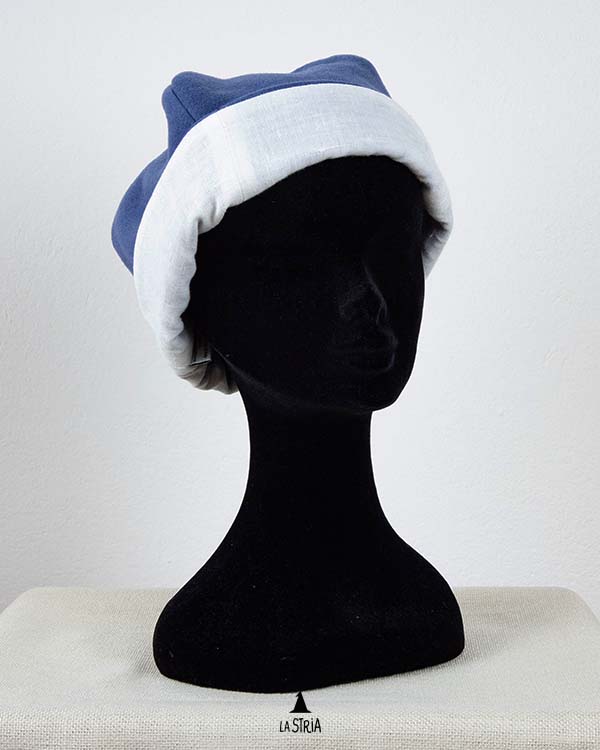 Cappello 1450 in lana foderato in lino